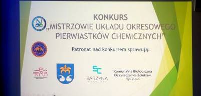 Konkurs Chemiczny „Mistrzowie Układu Okresowego Pierwiastków Chemicznych”